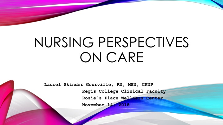 nursing perspectives on care n.w