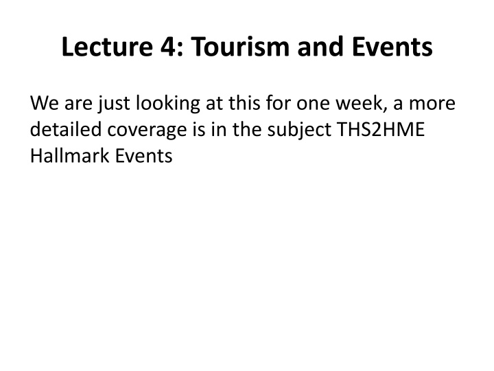 lecture 4 tourism and events n.w