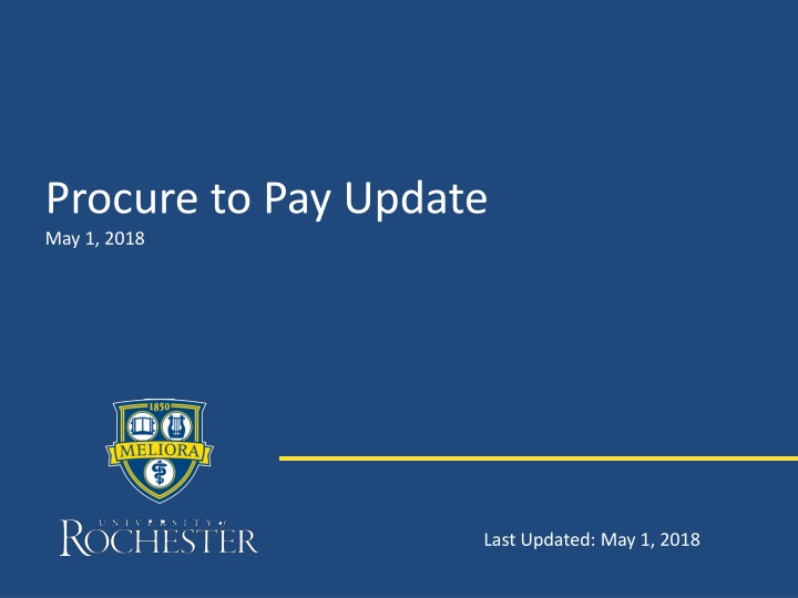 procure to pay update may 1 2018 n.w