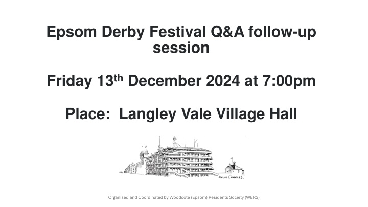 epsom derby festival q a follow up session n.w