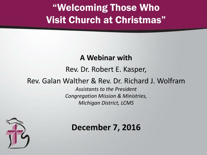 welcoming those who visit church at christmas n.w