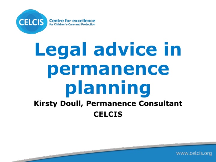 legal advice in permanence planning kirsty doull n.w