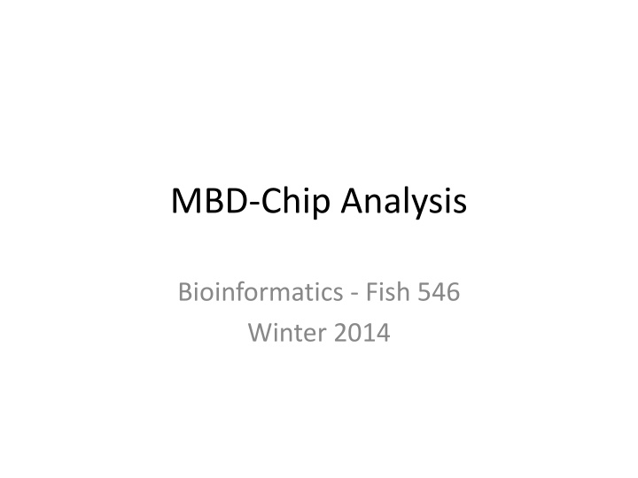 mbd chip analysis n.w