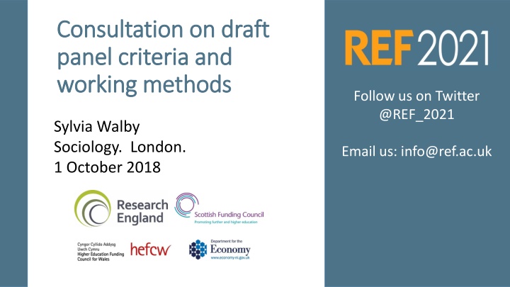consultation on draft consultation on draft panel n.w
