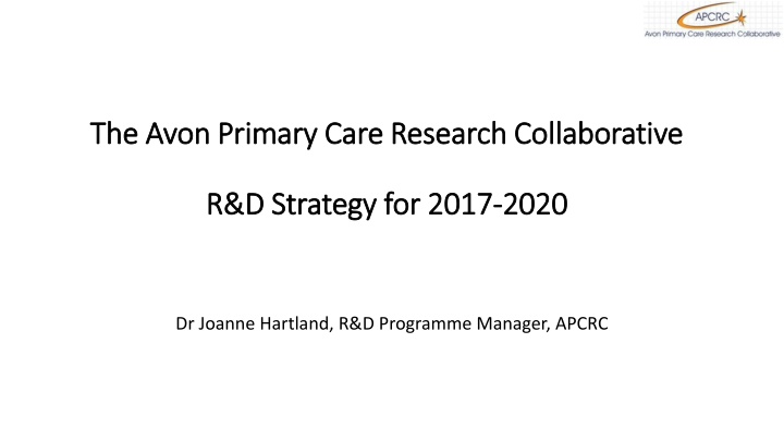 the avon primary care research collaborative n.w