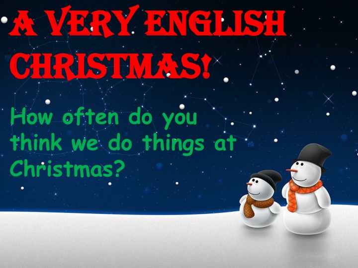 a very english a very english christmas christmas n.w