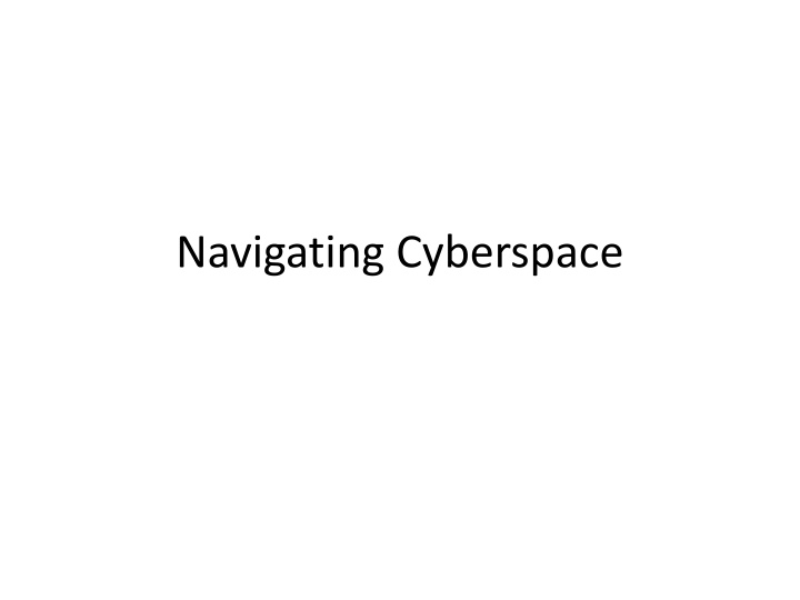 navigating cyberspace n.w