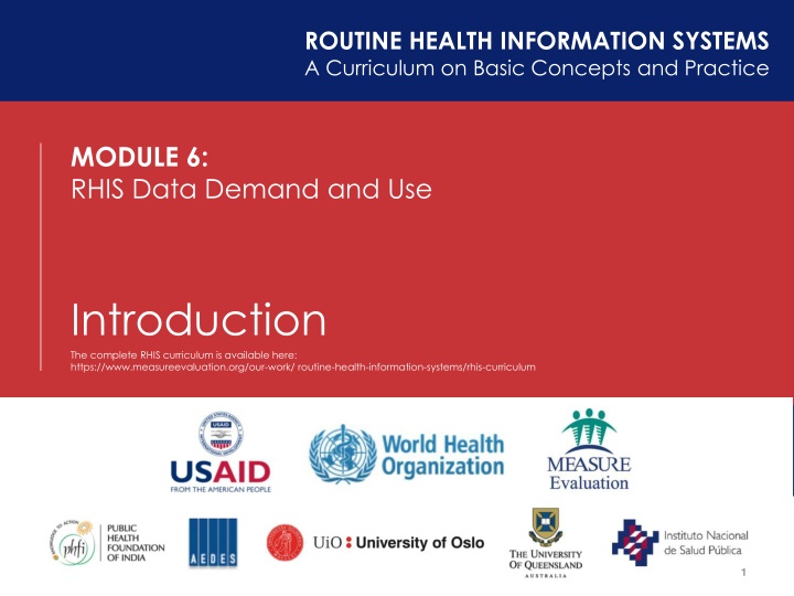 routine health information systems a curriculum n.w