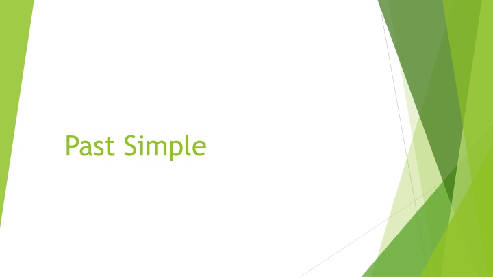 past simple n.w