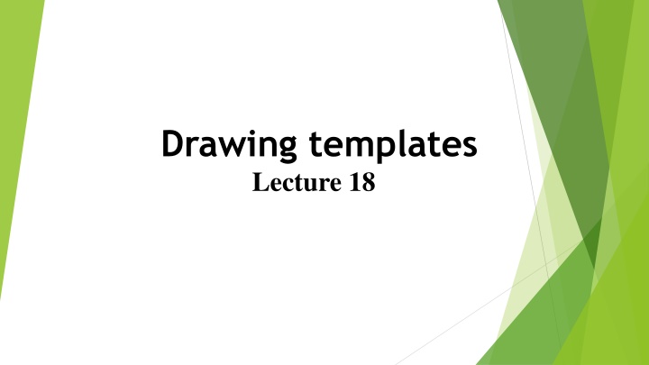 drawing templates lecture 18 n.w