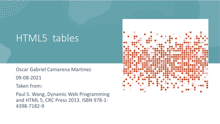 html5 tables n.w