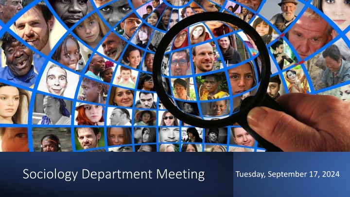 sociology department meeting n.w