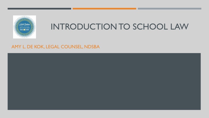 introduction to school law n.w