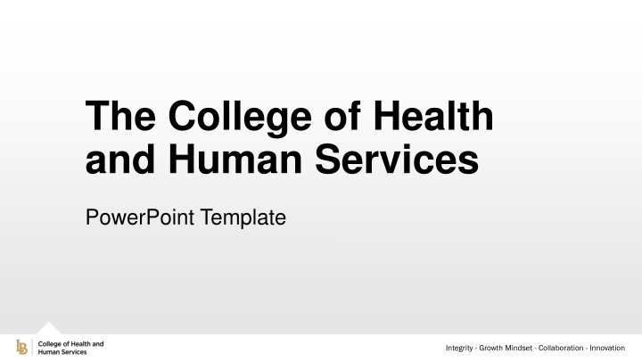 the college of health and human services n.w