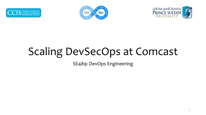 scaling devsecops at comcast n.w