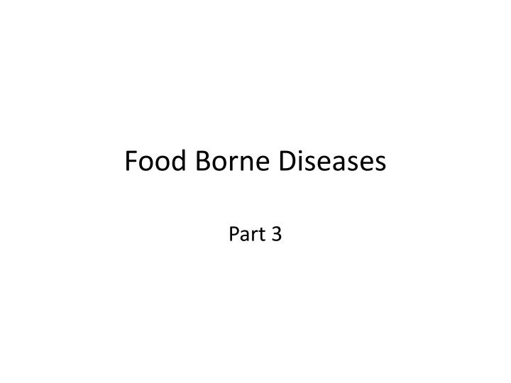 food borne diseases n.w