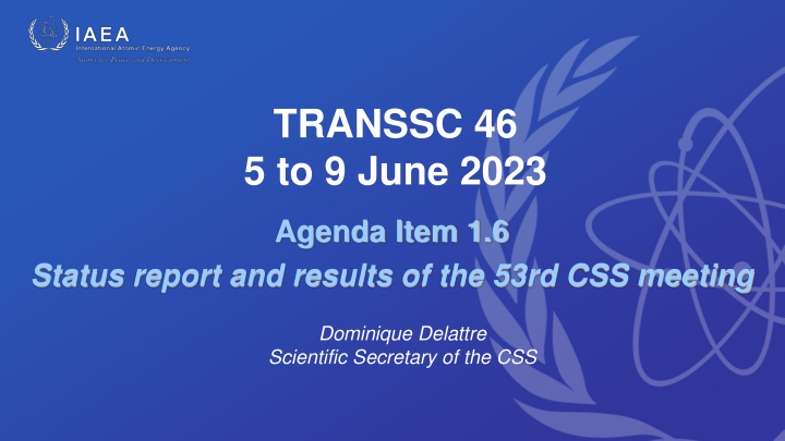 transsc 46 5 to 9 june 2023 n.w