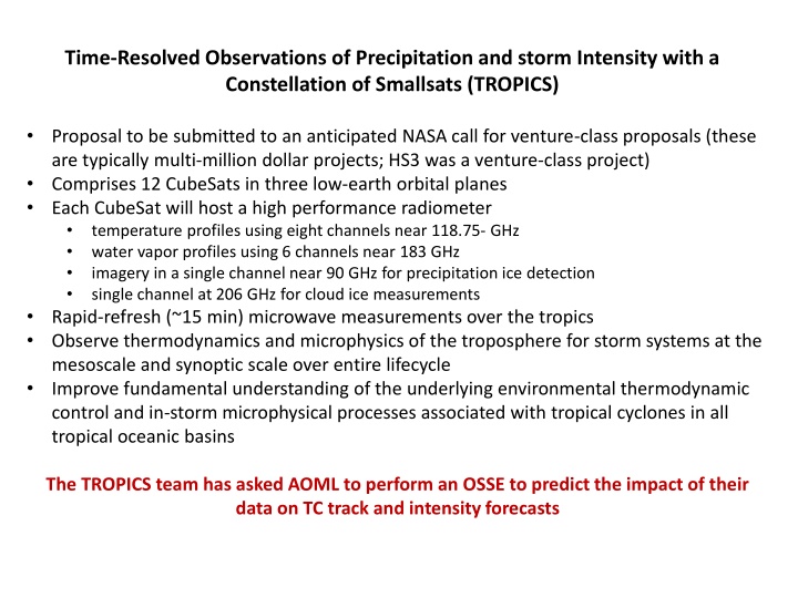 time resolved observations of precipitation n.w