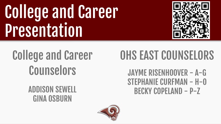 college and career presentation n.w