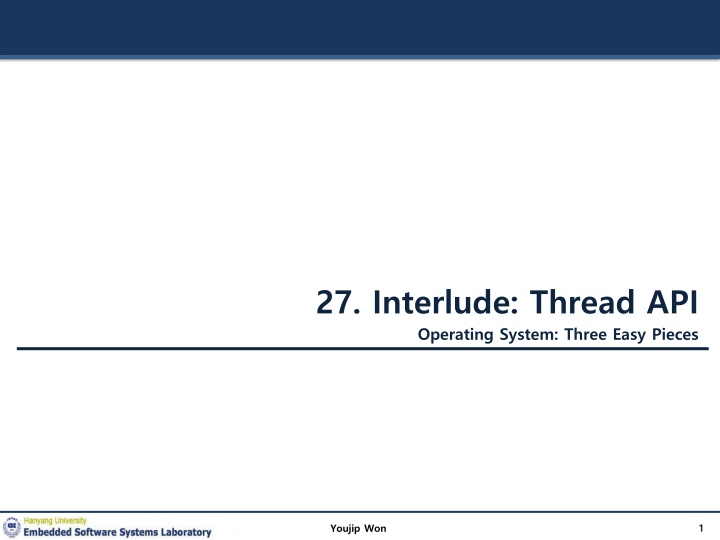 27 interlude thread api operating system three n.w