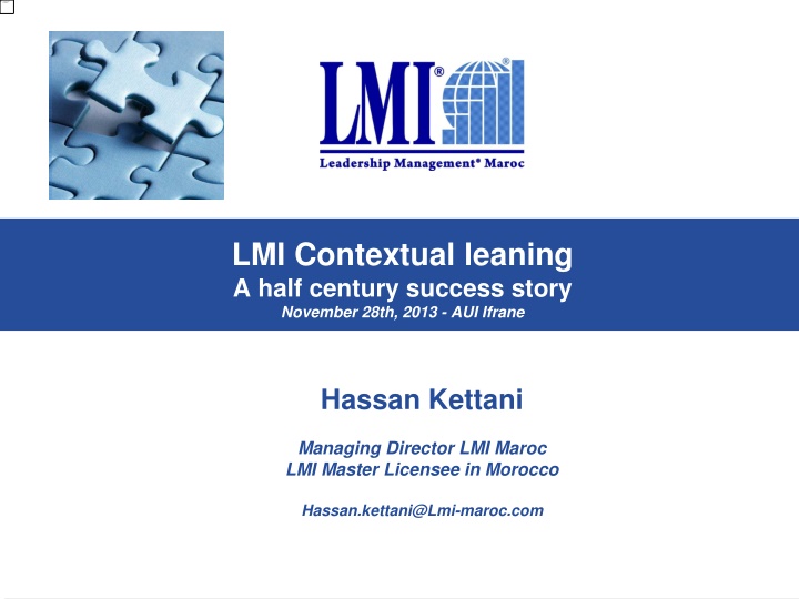 lmi contextual leaning a half century success n.w