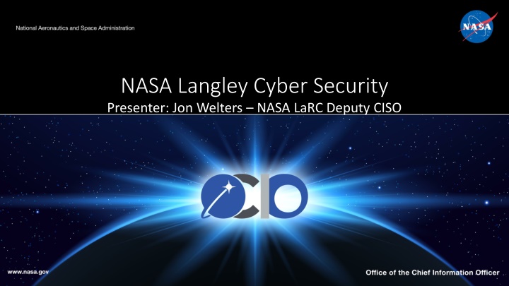 nasa langley cyber security presenter jon welters n.w