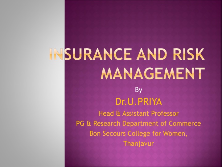 insurance and risk management n.w