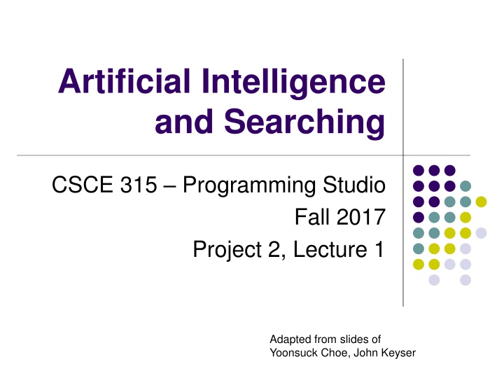artificial intelligence and searching n.w