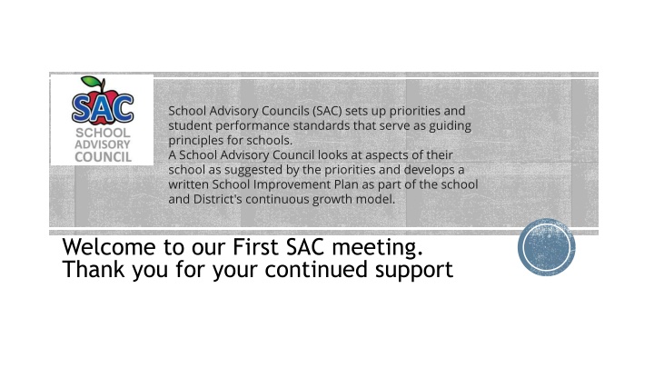school advisory councils sac sets up priorities n.w