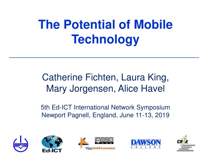 the potential of mobile technology n.w