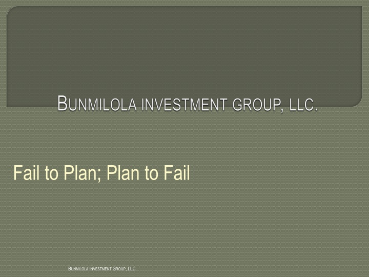fail to plan plan to fail n.w