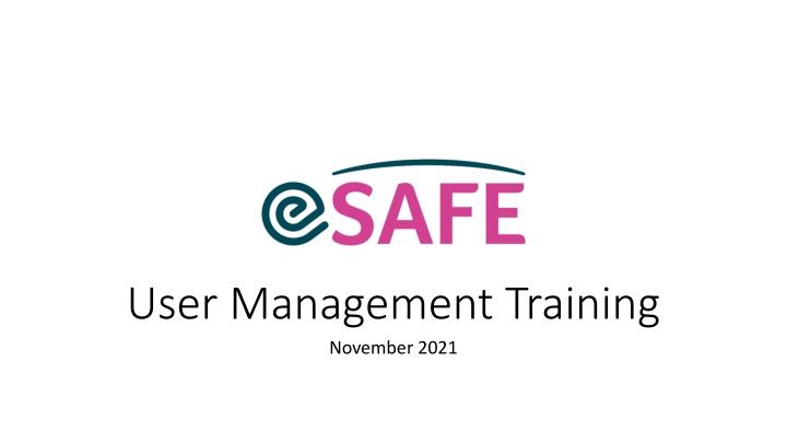 user management training november 2021 n.w