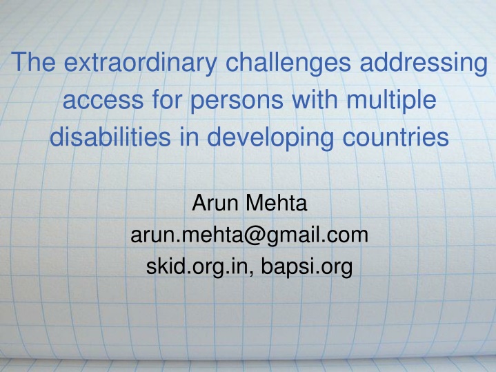 the extraordinary challenges addressing access n.w