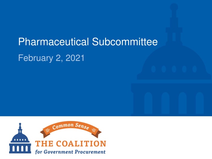 pharmaceutical subcommittee n.w