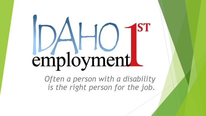 often a person with a disability is the right n.w
