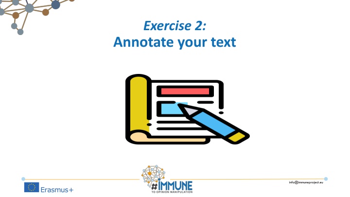 exercise 2 annotate your text n.w