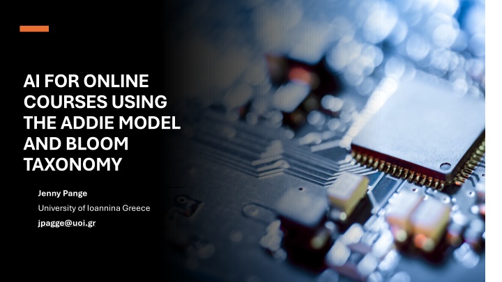 ai for online courses using the addie model n.w