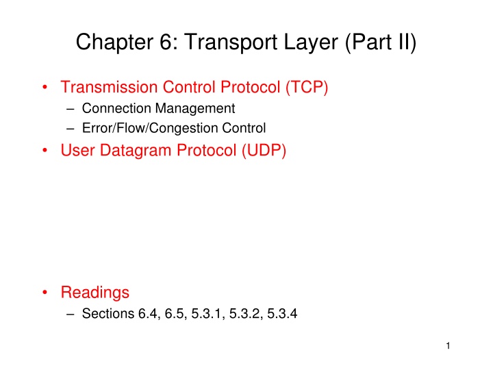 chapter 6 transport layer part ii n.w