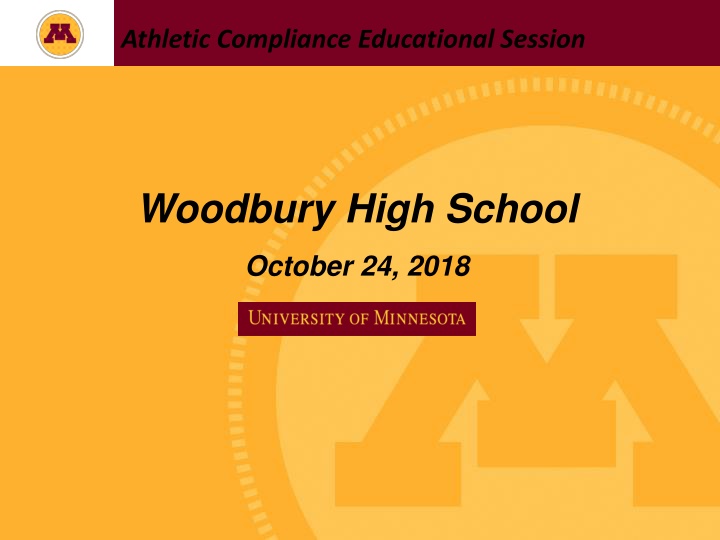 athletic compliance educational session n.w