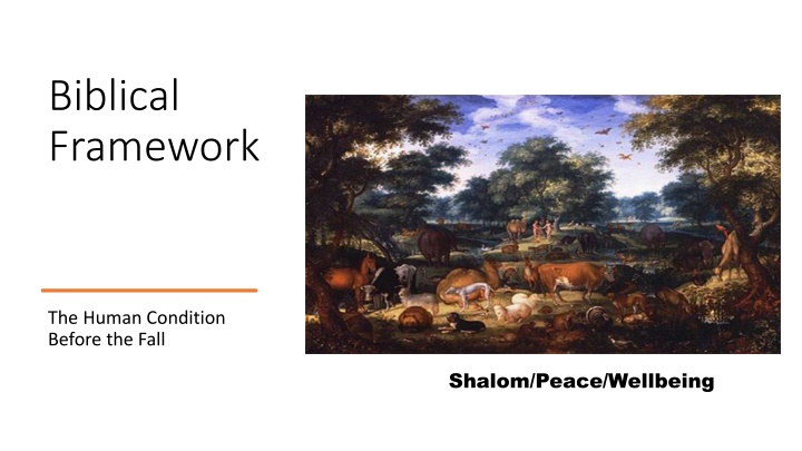 biblical framework n.w