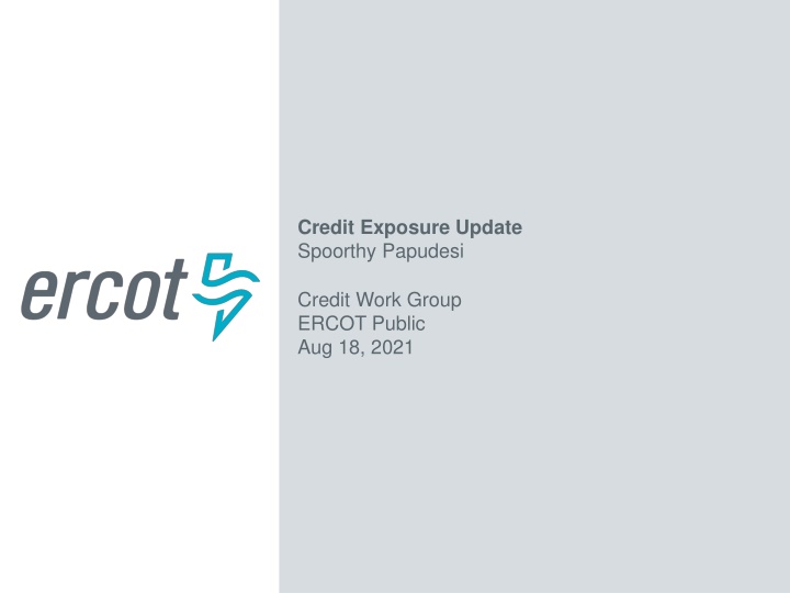credit exposure update spoorthy papudesi n.w