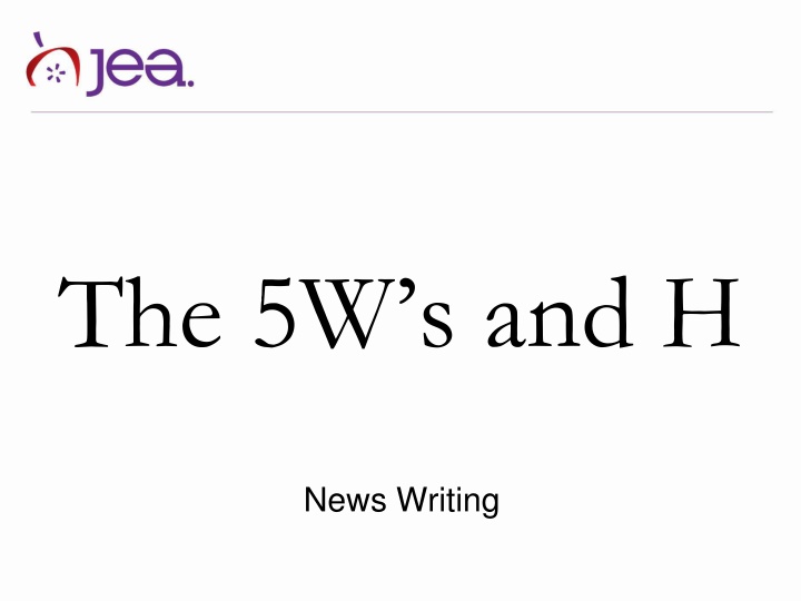 the 5w s and h n.w