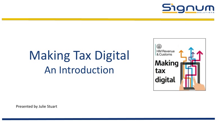making tax digital an introduction n.w