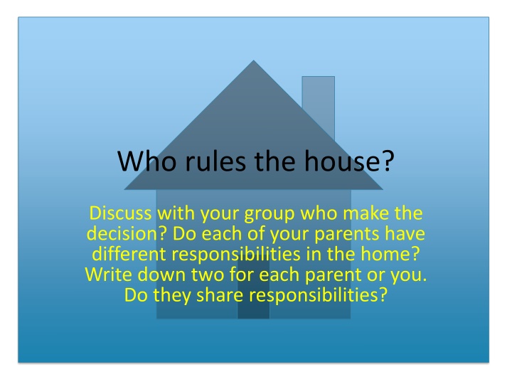 who rules the house n.w