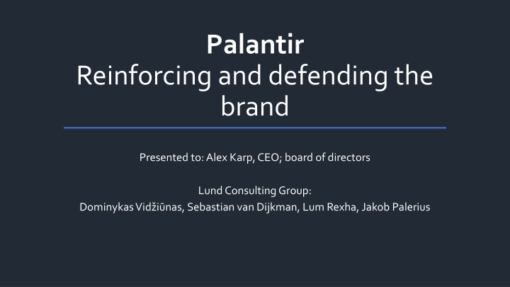palantir n.w