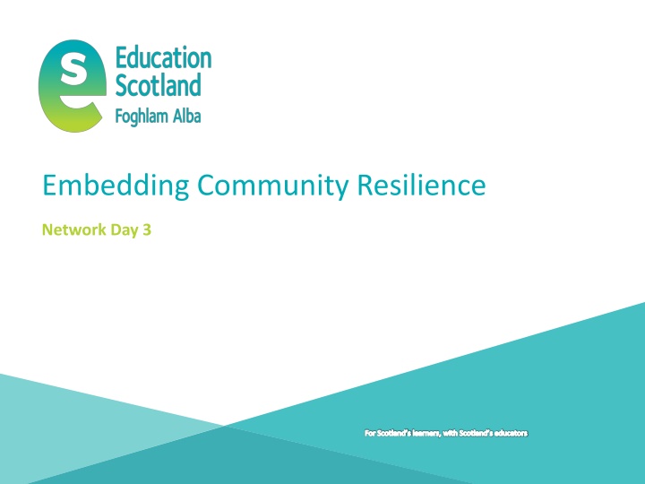 embedding community resilience n.w