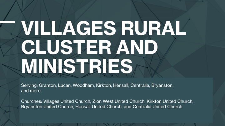 villages rural cluster and ministries n.w