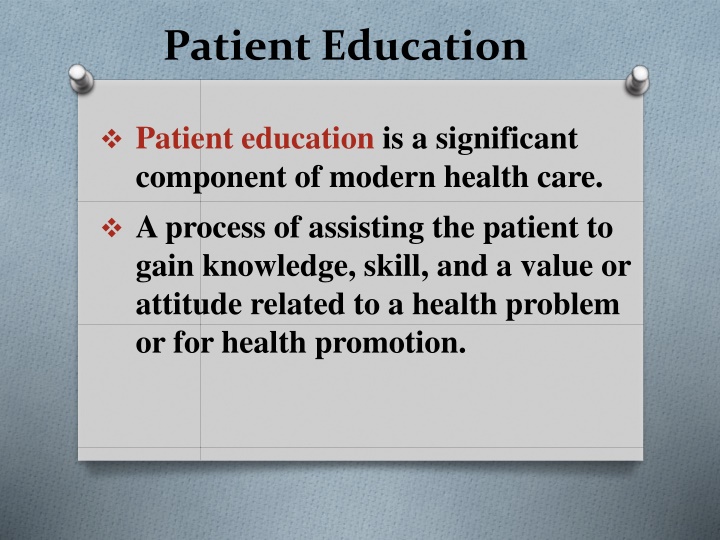 patient education n.w