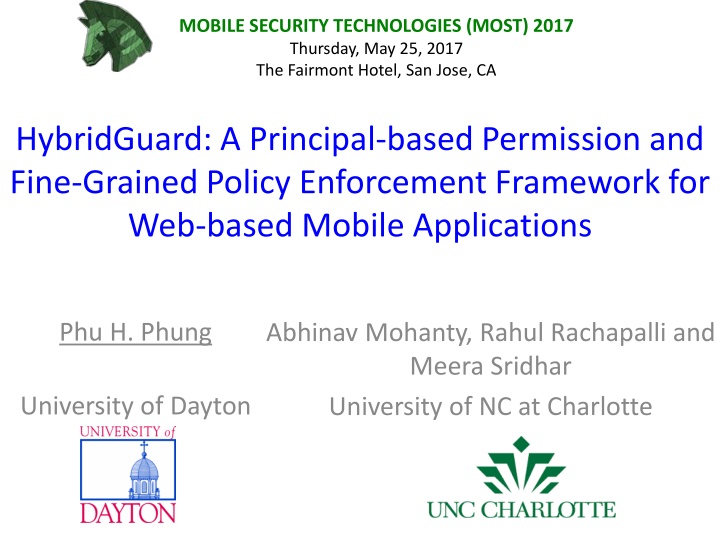 mobile security technologies most 2017 thursday n.w