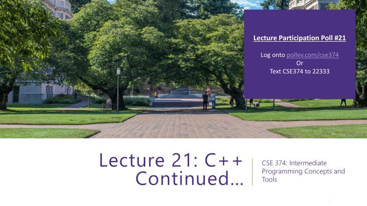 lecture participation poll 21 n.w
